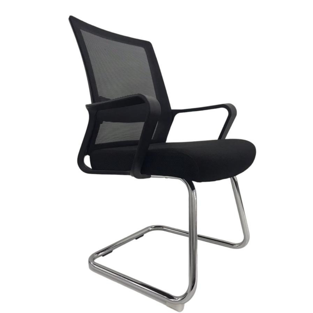 Silla de Escritorio Base Patín con Respaldo de Malla y Soporte Lumbar fijo - Imagen 2