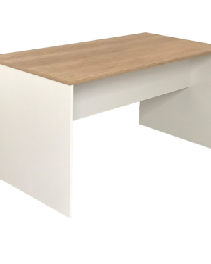 ESCRITORIO BLANCO Y MADERA