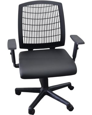 Silla de Escritorio Respaldo Medio y Brazos Regulables